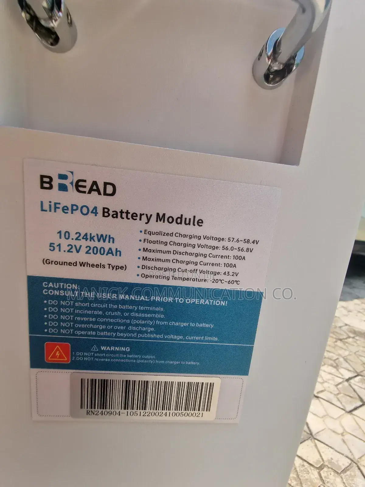 Bread Energy 10kwh Lithium Battery
