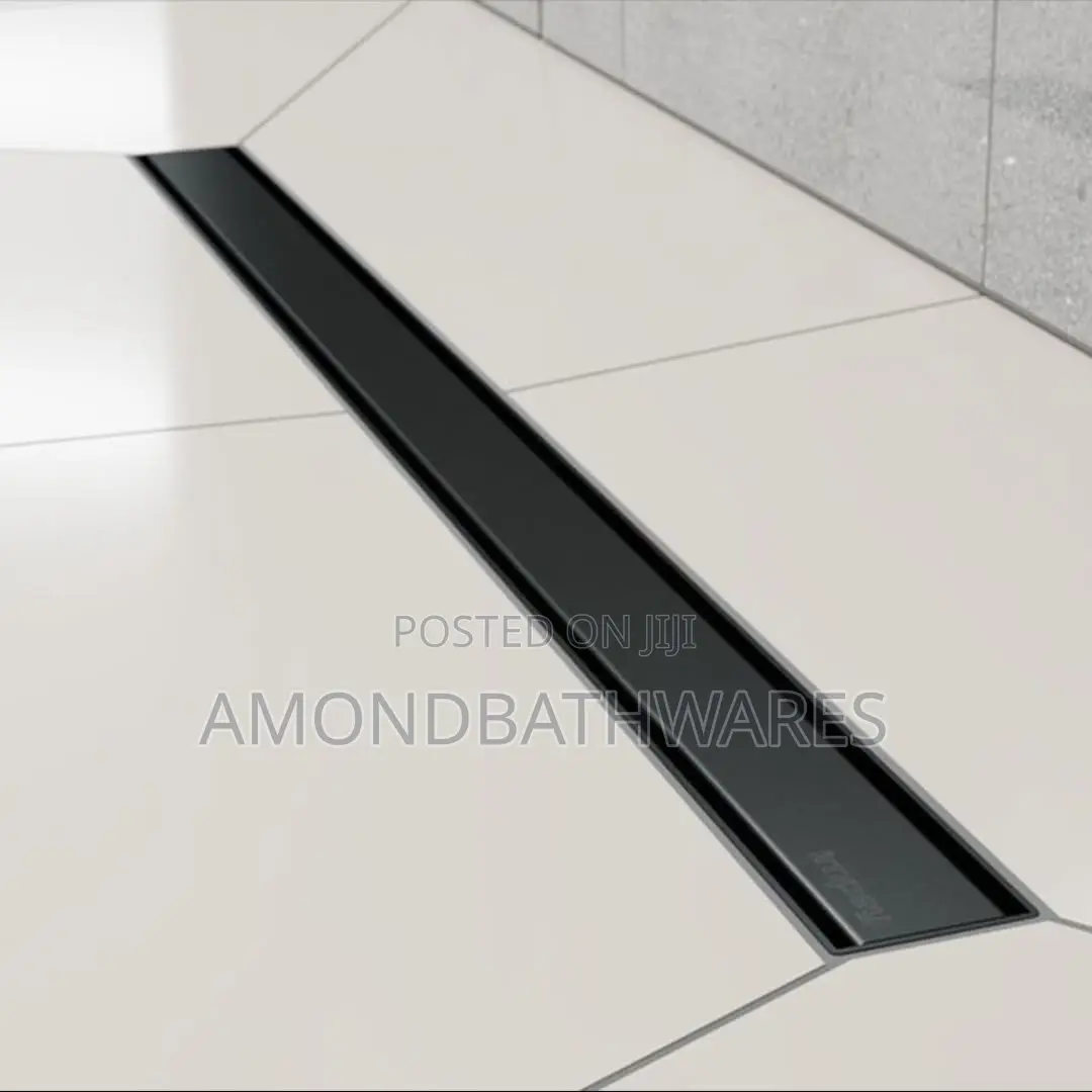 60 Cm Matt Black Floor Drain