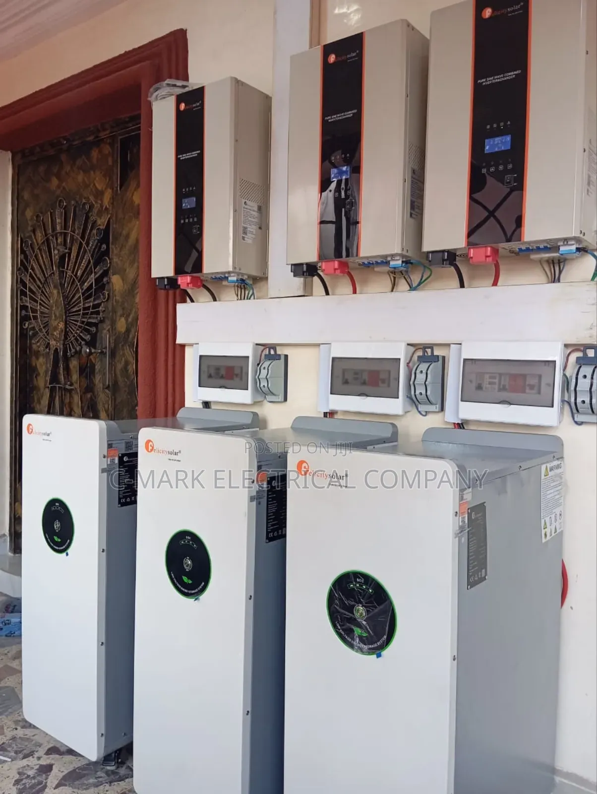 From 6-12kw With 2.5kw-25kwh Lithium Batteries 15pieces Panel Up