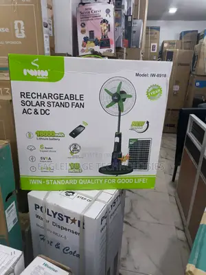 Beat Nepa With Iwin 18-Inch Rechargeable Solar Fan