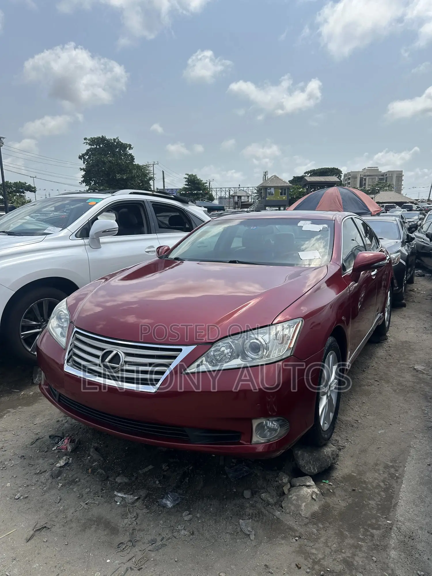Lexus ES 350 2011 Red