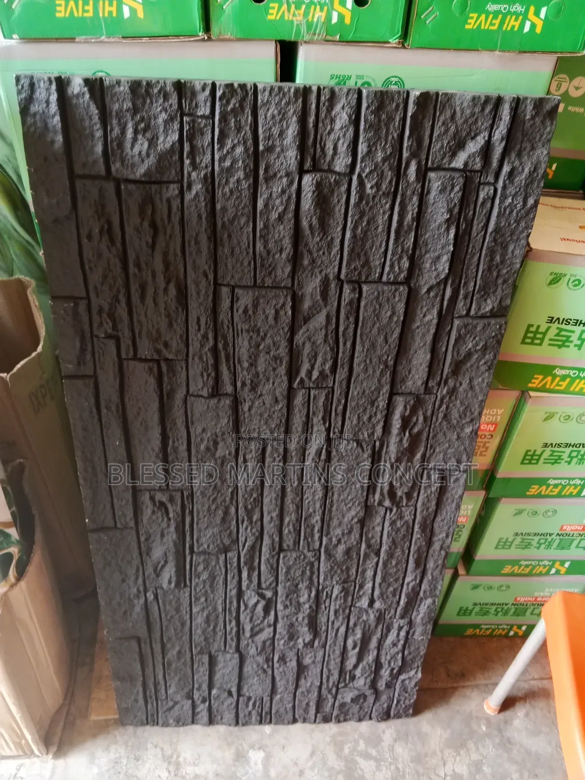 30mm Thickness Pu Stone Good for Tv Console and Wall Cladding