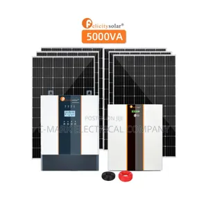 Complete Full House Solar 5.5-12kva With Lithium Battery 5-25kwh Panel