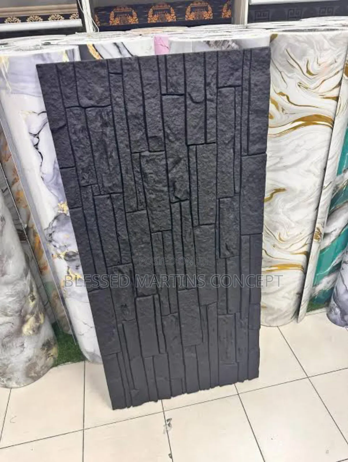 Quality Pu Stone Panel, Good for Interior Wall Cladding and Tv Console