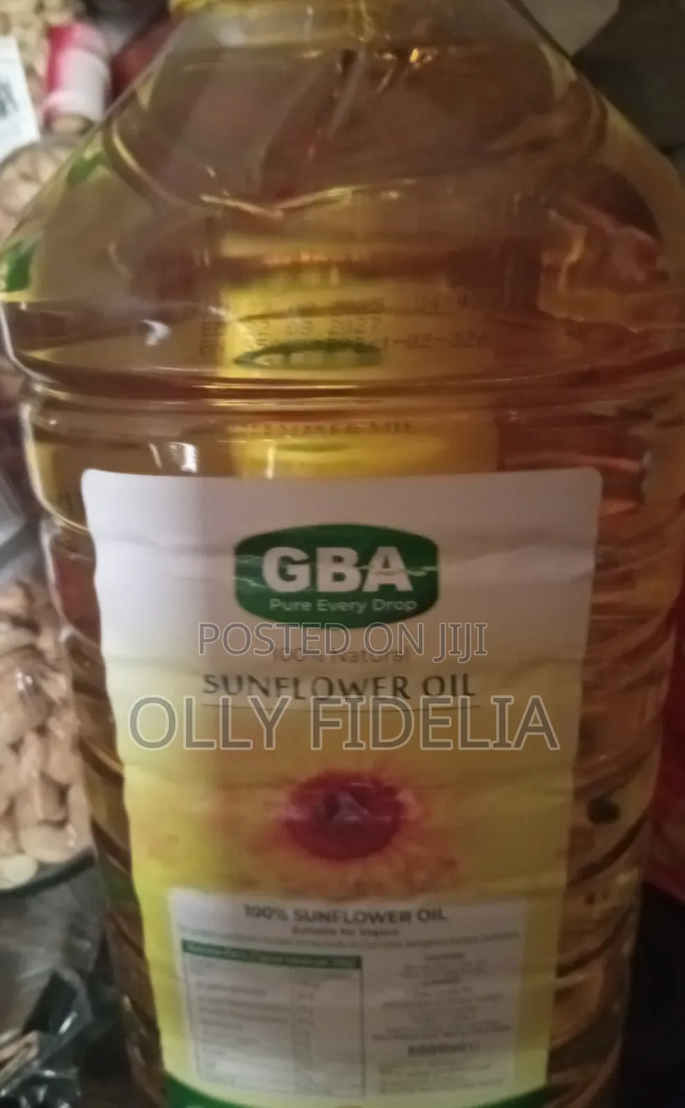 Gba Sunflowers Oil