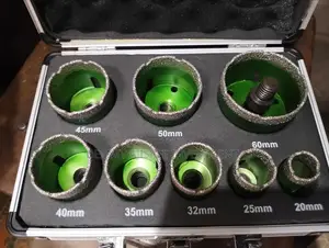 Marble Tiles Hole Saw Set(Grinder Drilling Machine)8pcs