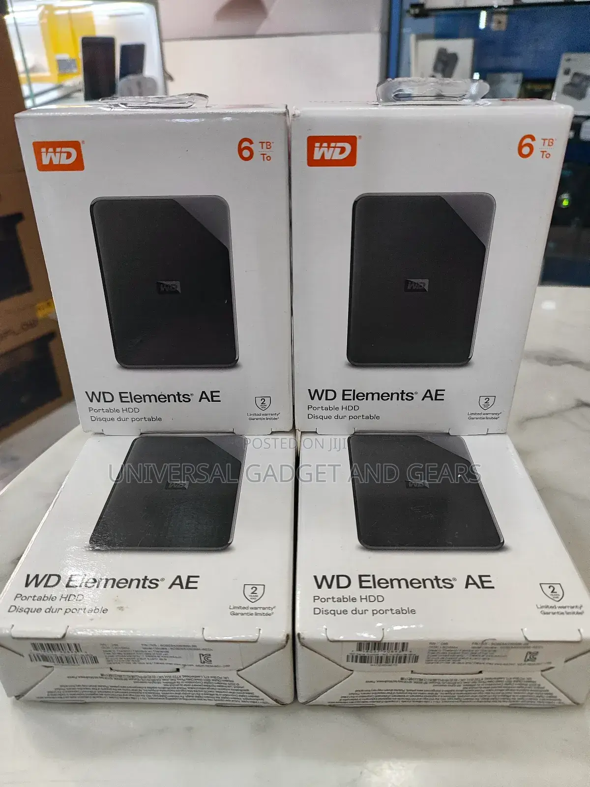 6tb Wd Element Ae Portable HDD