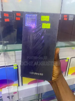 New Samsung Galaxy S20 128 GB Black