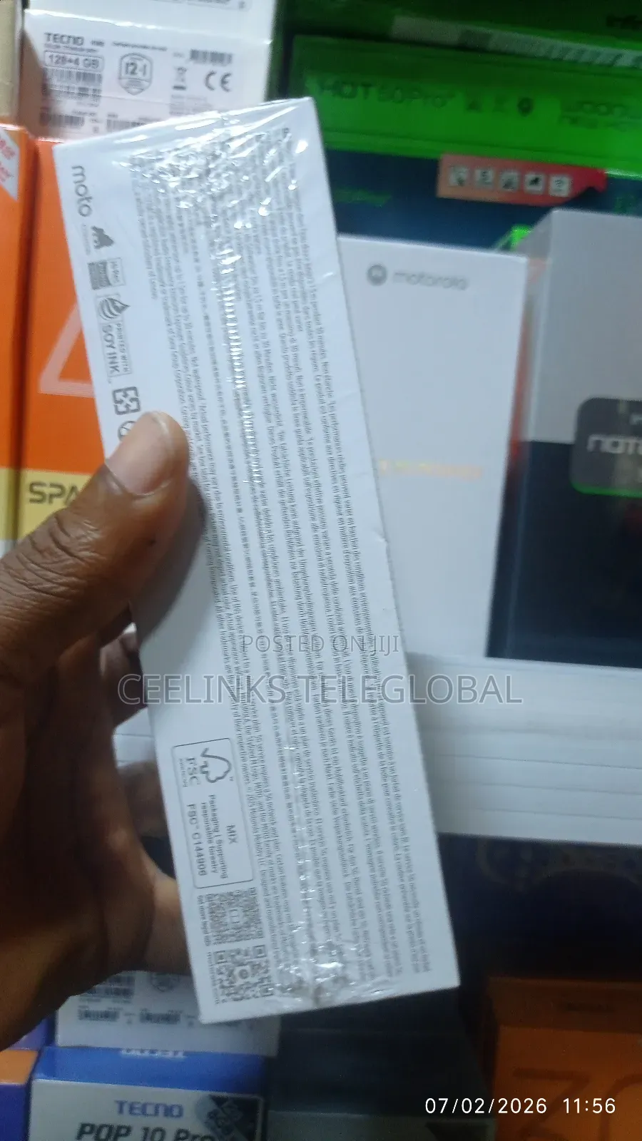New Motorola Moto G56 5G 256 GB Black