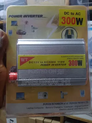 Wt Power Inverter -300w 12v Dc to 220v Ac Car
