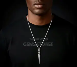 Vintage Silver Phurba Dagger Pendant – Men’S Gothic Necklace