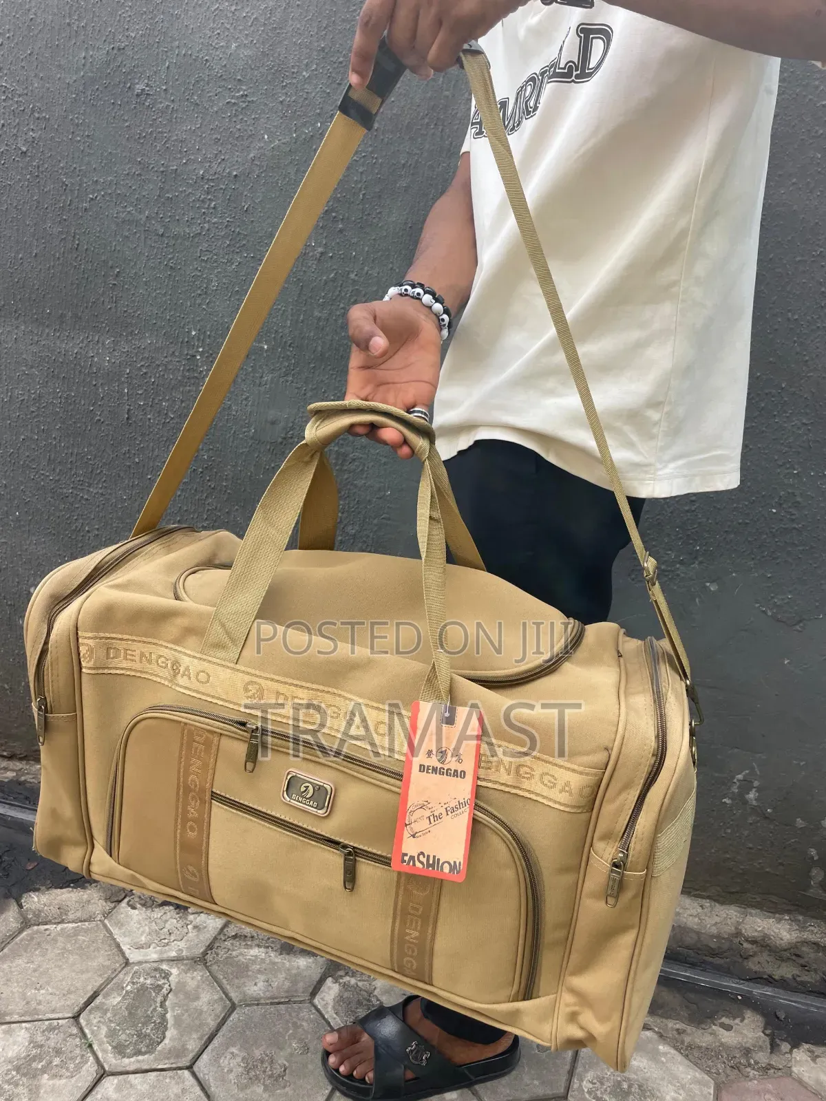New Arrival Brown Duffle Bag (Large Size)
