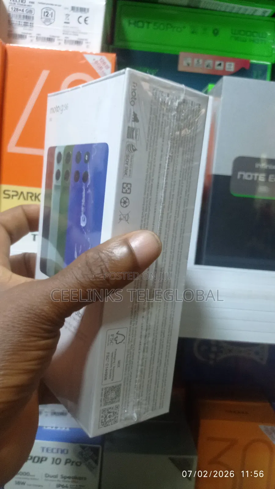 New Motorola Moto G56 5G 256 GB Blue