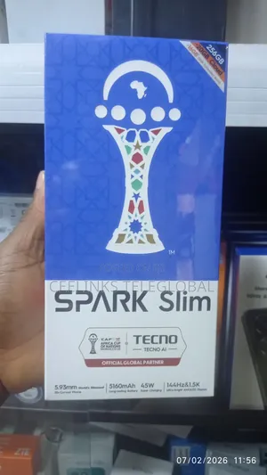 New Tecno Spark Slim 256 GB Black