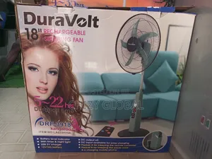 New Duravolt Standing Fan With a Year Warranty and Safe Delivery