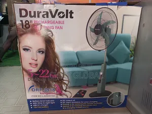 New Duravolt Standing Fan With a Year Warranty and Safe Delivery