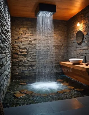 Home Interior Design (Fabric Tiles And Stone)