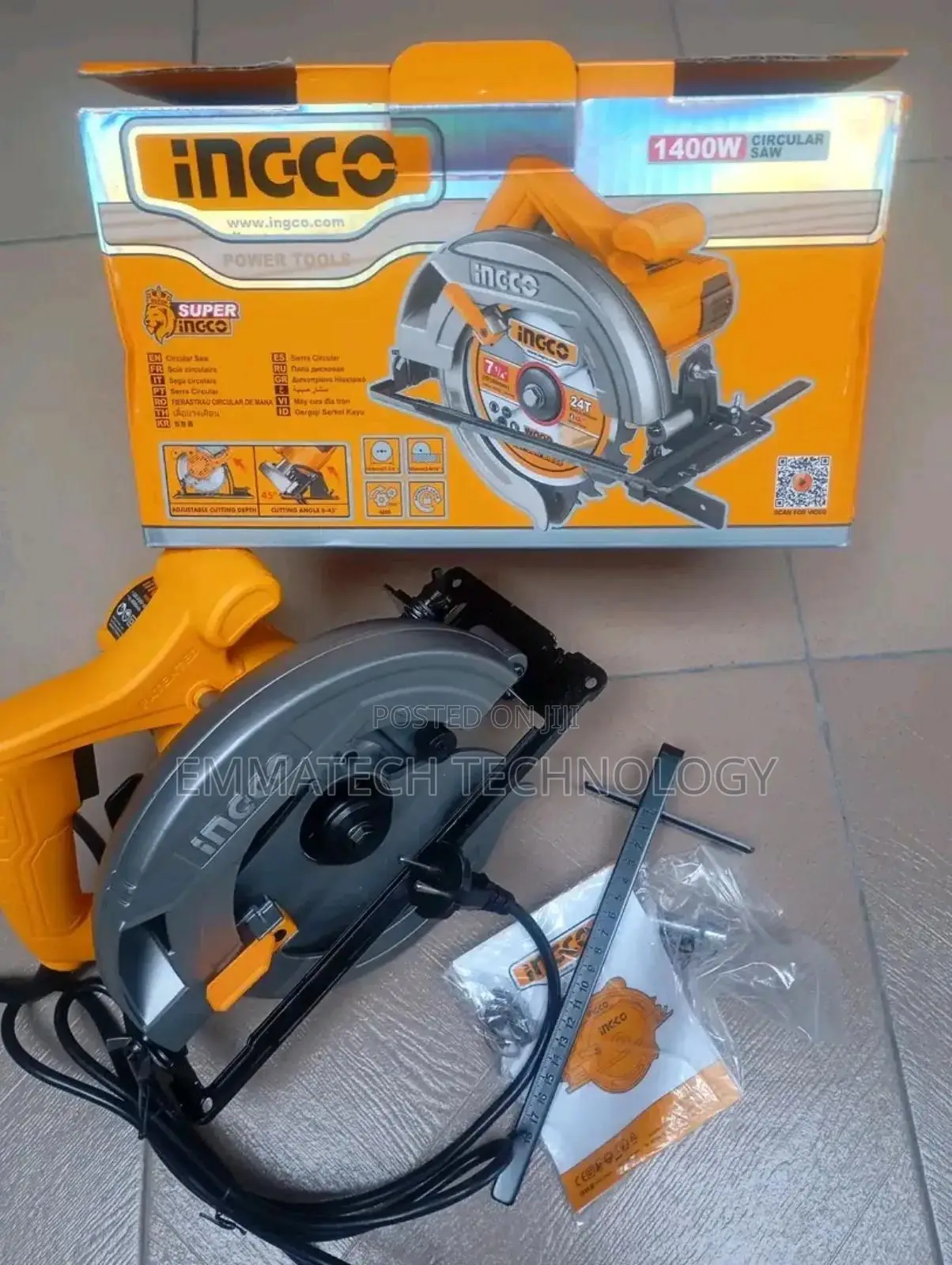 7 Inches Ingeco Circular Saw Machine