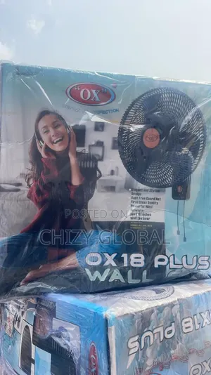 New Ox Wall Fan With a Year Warranty and Safe Delivery