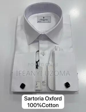 Classic Men Longsleves Cufflink Shirt