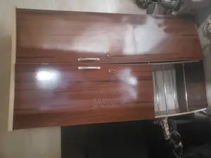 Fairly Used Neat Wardrobe With Hanger and Shoe Rack