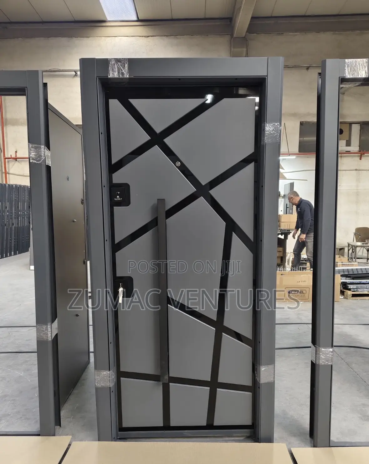 3ft Gray Turkish Security Door