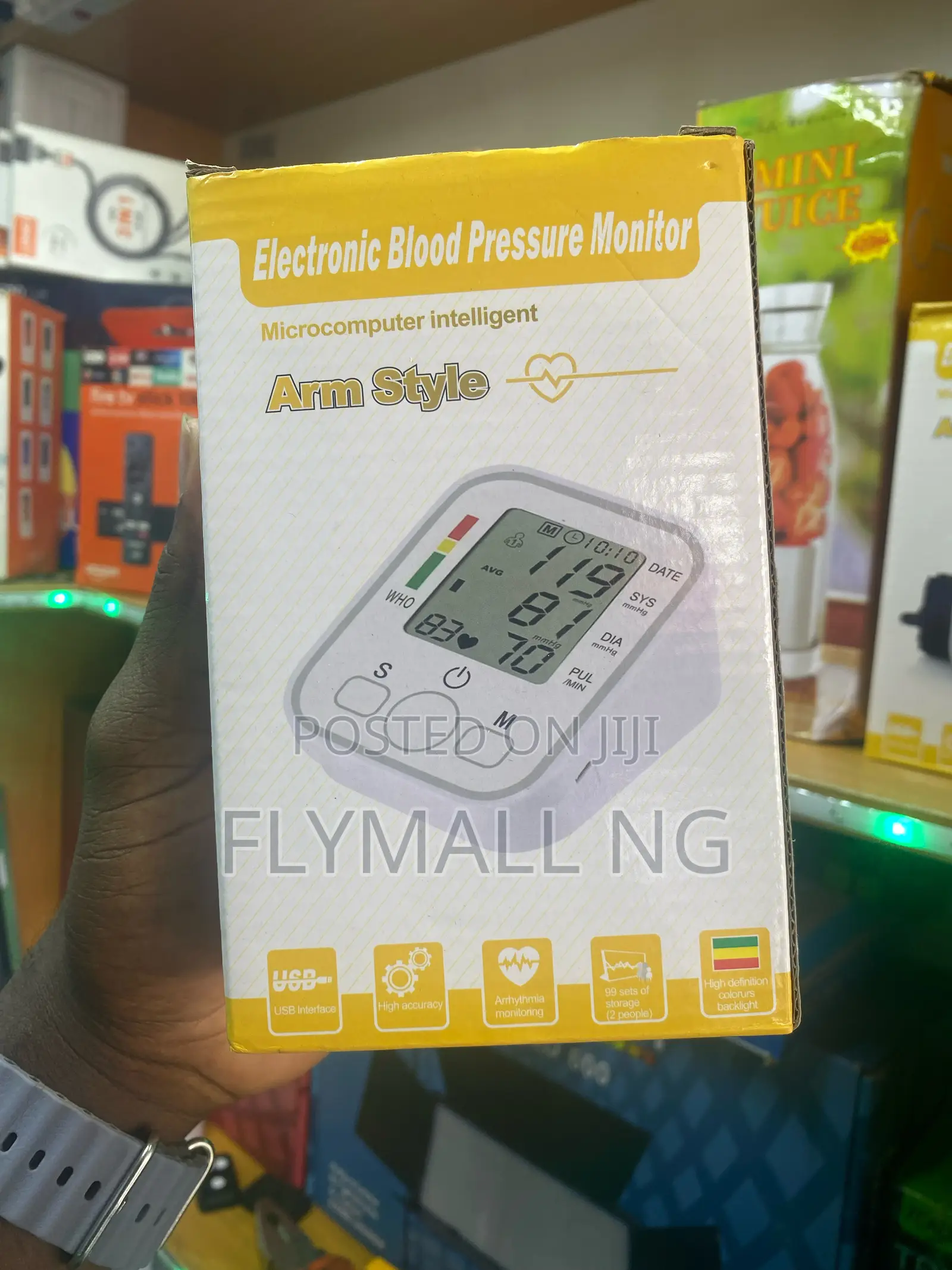 Electronic Arm Style Blood Pressure Monitor