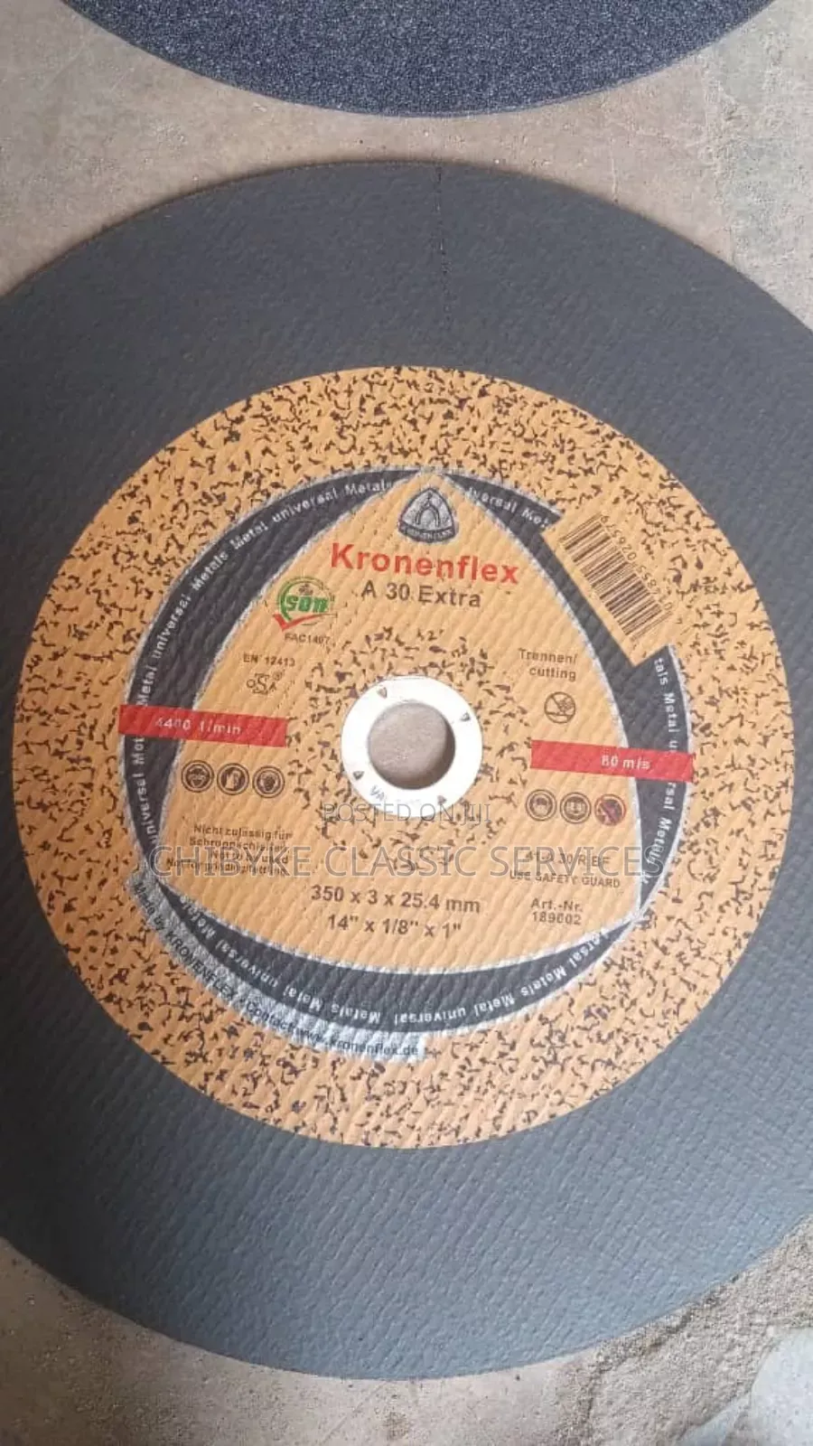 14" Cutting Disc(Kronenflex)