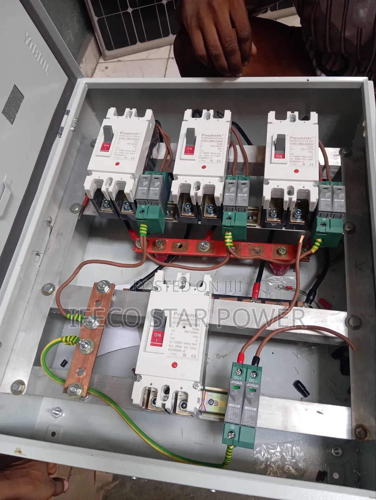 Dc Combining Box Panel 250amp.