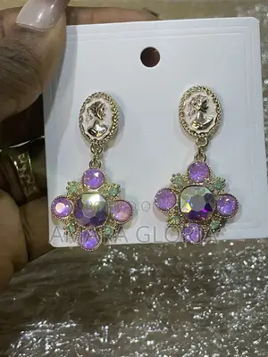 Water Drop Luxury High-End Earrings Cold Style Earrings.
