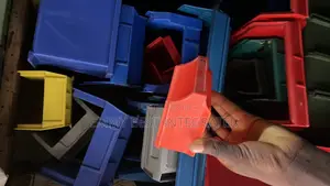 Yellow Stackable Storage Bin