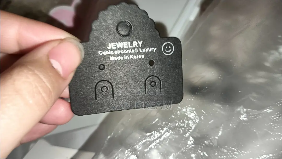 30pcs Earrings Card Black Earrings Card Earring Display