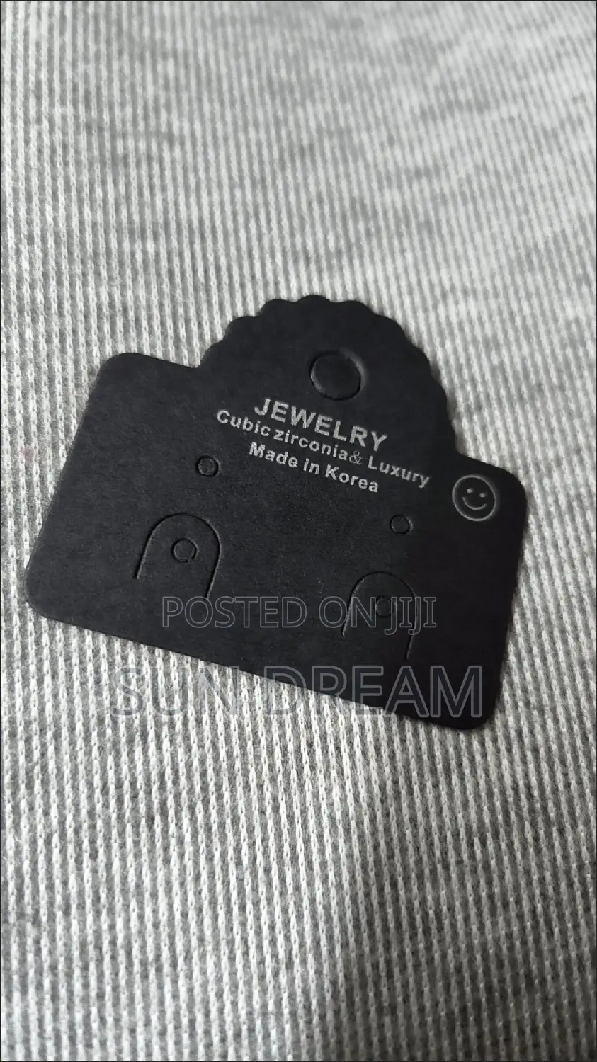 30pcs Earrings Card Black Earrings Card Earring Display