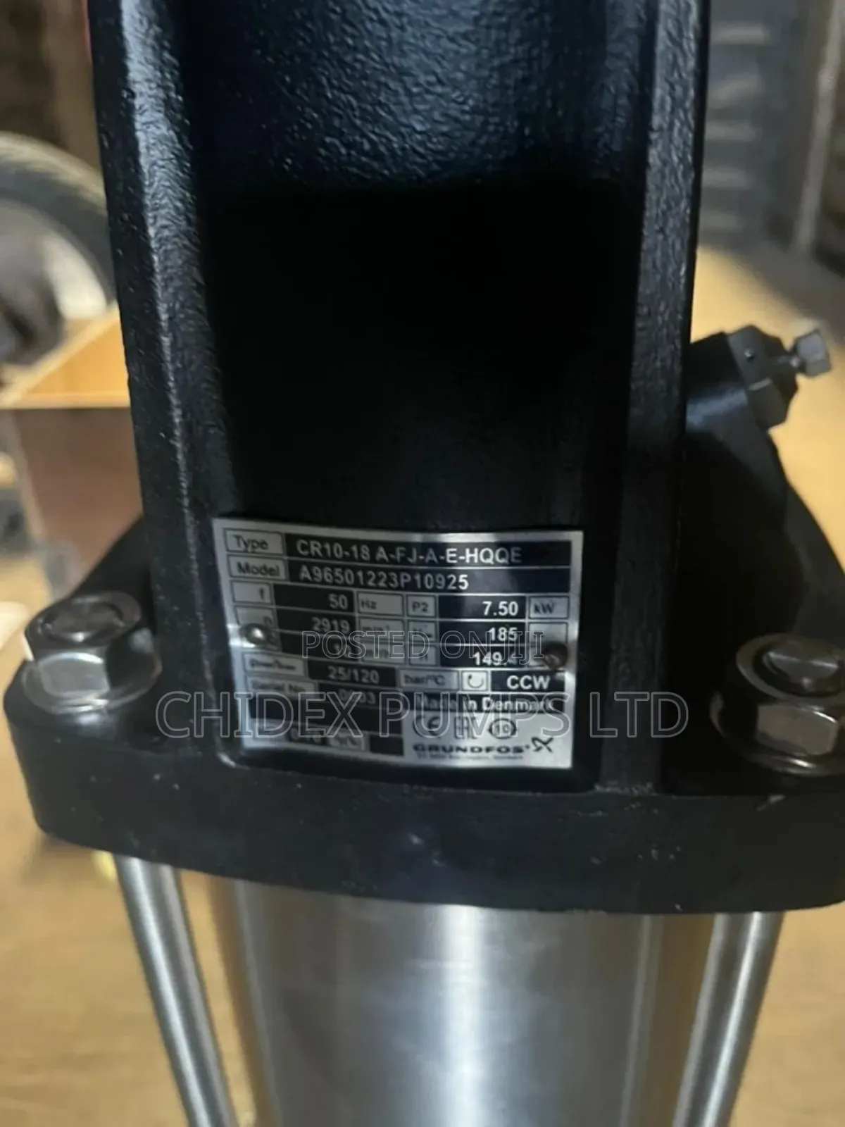 Groundfox Vertical Pump Cr 10_18