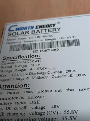 C Worth Lithium Ion Battery 20kw 48volts Brand New