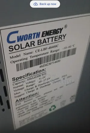 C Worth Lithium Ion Battery 20kwh 48v 400c Available