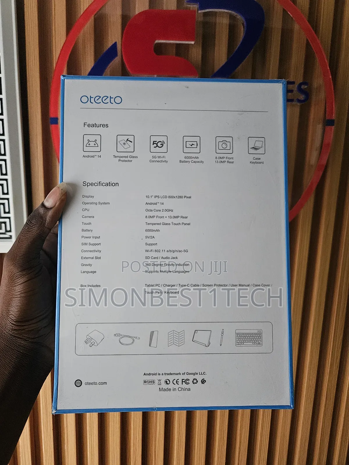 New Oteeto TAB 15 ULTRA 512 GB Blue