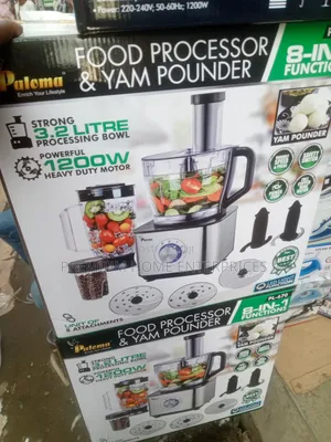 Paloma 8 in 1 Yam Pounder and Food Processor Pl670