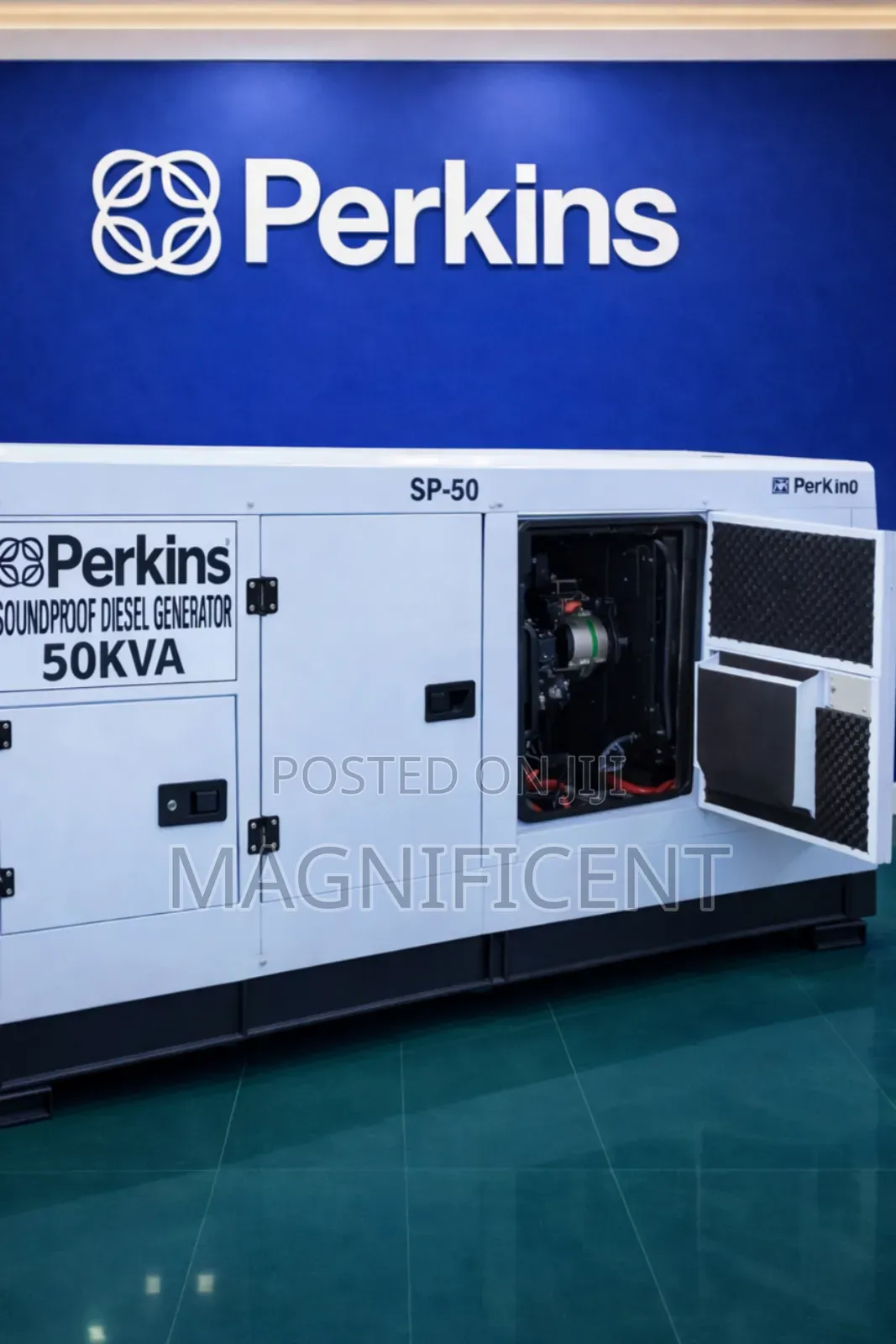 50 Kva Original Perkins Generator 100% Copper Coil
