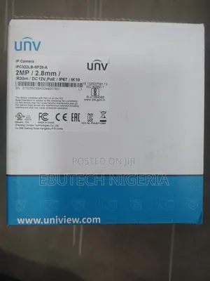 Uniview 2mp Fixed Dome Network Camera (Ipc322lb-Sf28-A)