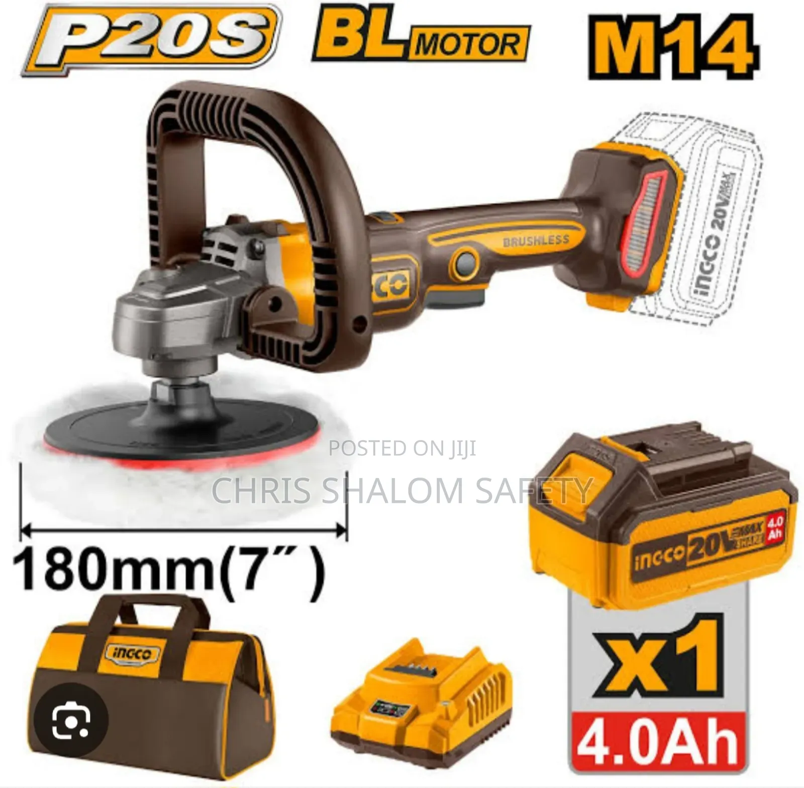 Ingco Cordless Brushless Polishing Machine