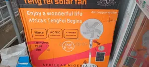Teng Fei 18-Inch Solar Standing Fan With Panel