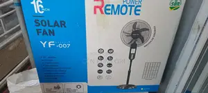 Power Remote 16-Inch Solar Fan With Big Battery