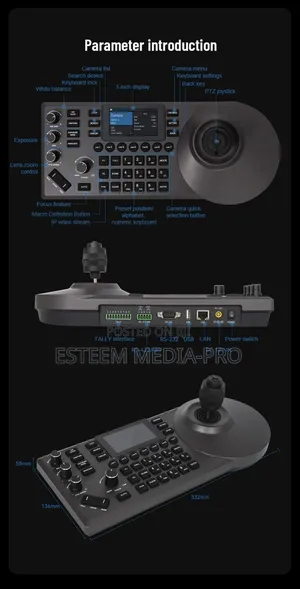 Oneking Professional Ip Ptz Camera Controller Keyboard