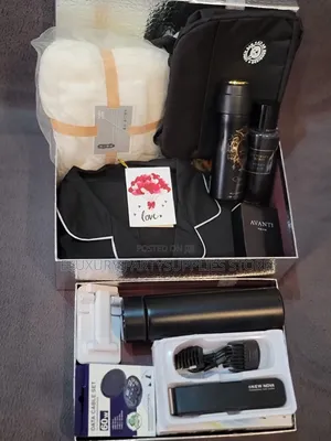 Black Loungewear Set Valentine Package for Him