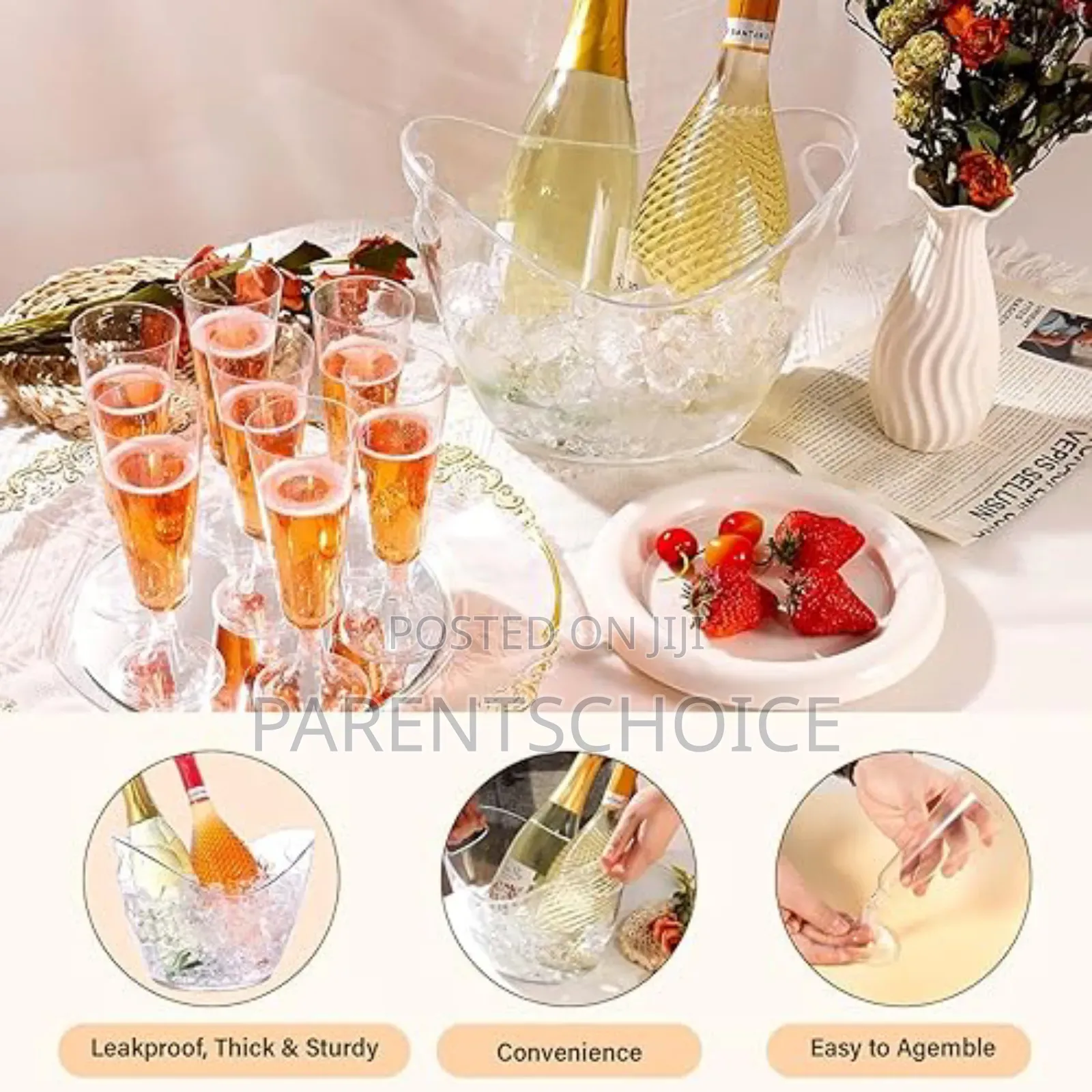 Quality Acrylic Big Wine Bowl