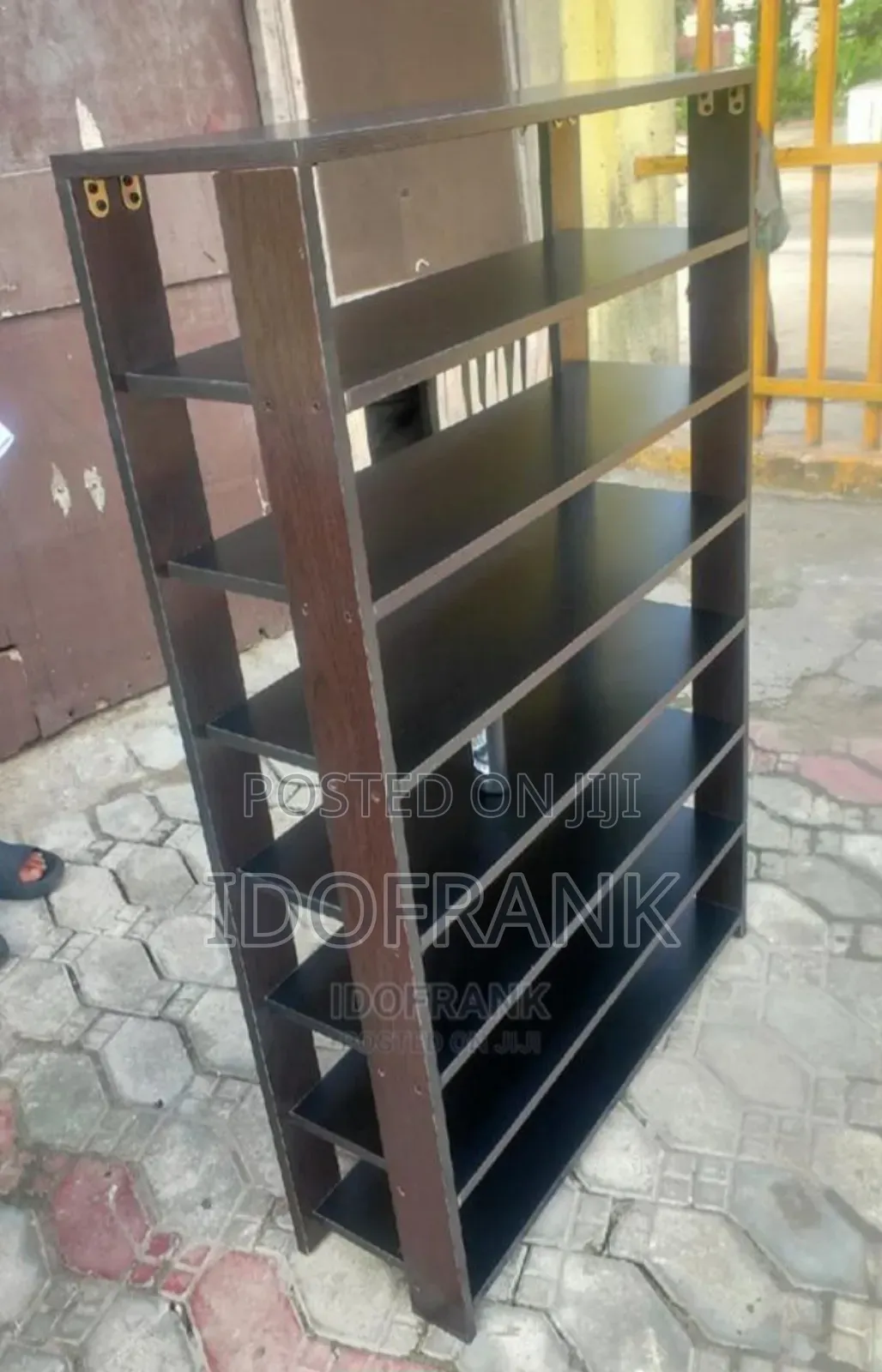 8 Layers Black Shoe Rack