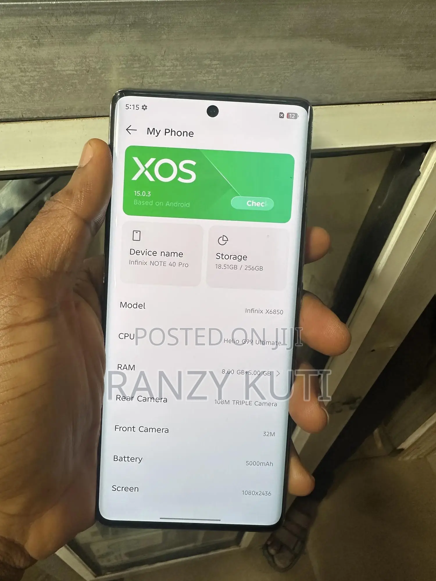 Infinix Note 40 Pro 256 GB Yellow