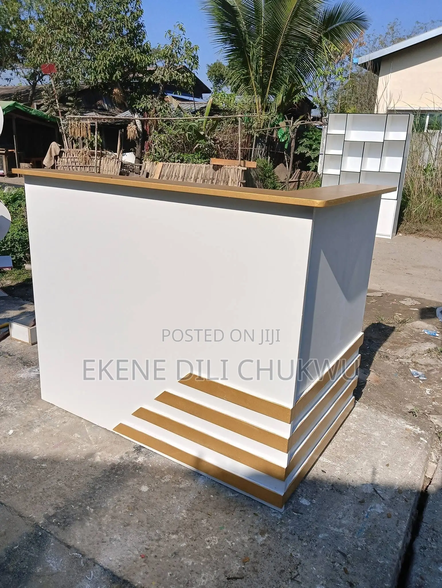 1. Modern Corporate Reception Front Desk