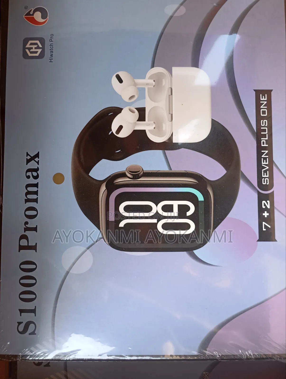S2000 Pro Max Smartwatch With Earpod